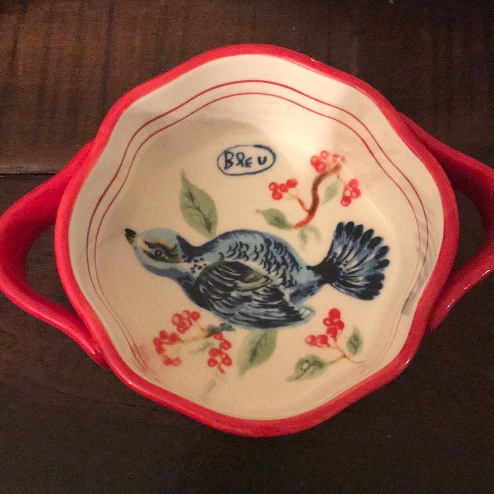 Anthro Nathalie Lete Francophile Ramekin- Bluebird